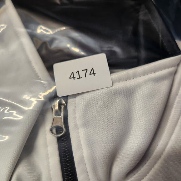 NordicTrack Jacket Mens Size Large Navy White Color Block Full Zip - Picture 14 of 14